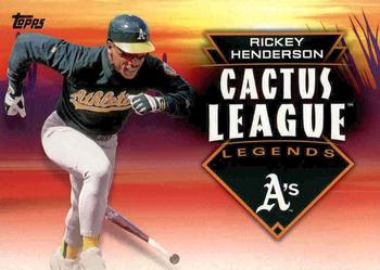 2019 Topps - Cactus League Legends #CLL-3 Rickey Henderson Front