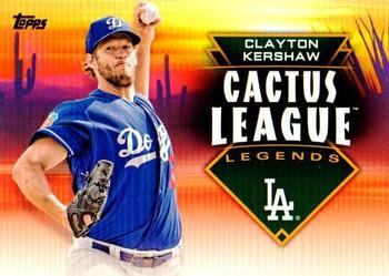 2019 Topps - Cactus League Legends #CLL-7 Clayton Kershaw Front
