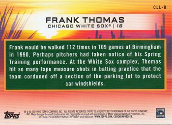 2019 Topps - Cactus League Legends #CLL-8 Frank Thomas Back
