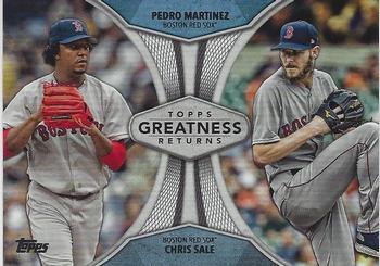 2019 Topps - Greatness Returns #GR-9 Pedro Martinez / Chris Sale Front