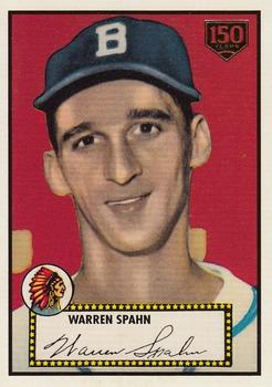 2019 Topps - Iconic Card Reprints 150th Anniversary #ICR-57 Warren Spahn Front