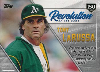 2019 Topps - Revolution of the Game 150th Anniversary #REV-7 Tony LaRussa Front