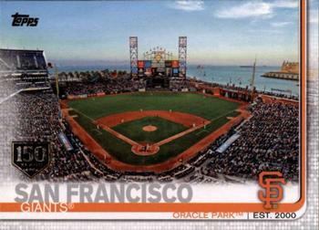 2019 Topps - 150th Anniversary #616 Oracle Park Front