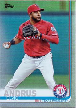 2019 Topps - Rainbow Foil #62 Elvis Andrus Front