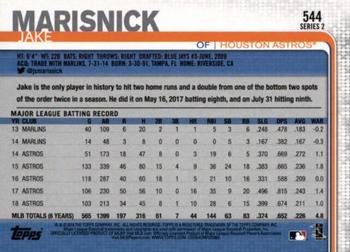 2019 Topps #544 Jake Marisnick Houston Astros Baseball Card