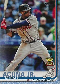 2019 Topps - Father's Day Blue #1 Ronald Acuña Jr. Front