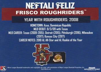2018 Grandstand Frisco RoughRiders Dream Team #NNO Neftali Feliz Back