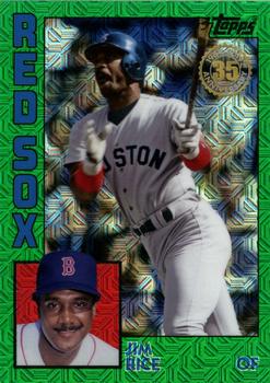 2019 Topps - 1984 Topps Baseball 35th Anniversary Chrome Silver Pack Green (Series One) #T84-45 Jim Rice Front