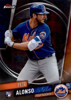 2019 Finest #44 Pete Alonso Front