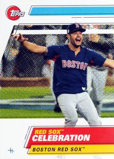 2019 Topps Stickers #7 Red Sox Celebration Front