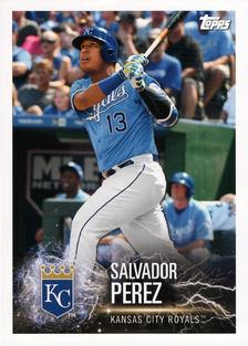 2019 Topps Stickers #58 Salvador Perez Front