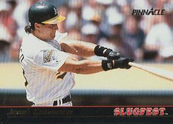1992 Pinnacle - Slugfest #3 Jose Canseco  Front