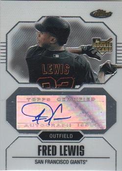 2007 Finest #164 Fred Lewis Front