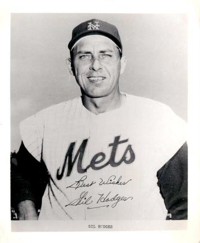 1962 New York Mets 4x5 Photos #NNO Gil Hodges Front