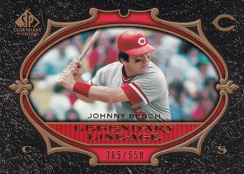 2007 SP Legendary Cuts #125 Johnny Bench Front
