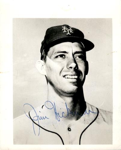 1965 New York Mets 4x5 Photos #NNO Jim Hickman Front