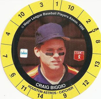 1990 Cadaco Discs #NNO Craig Biggio Front