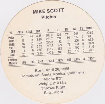1990 Cadaco Discs #NNO Mike Scott Back