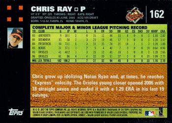 2007 Topps #162 Chris Ray Back