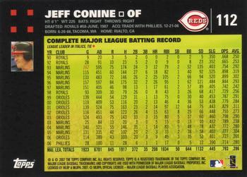 2007 Topps #112 Jeff Conine Back