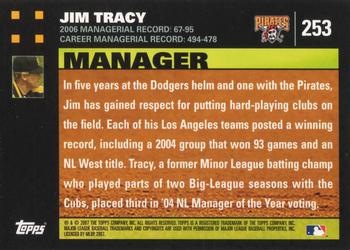 2007 Topps #253 Jim Tracy Back
