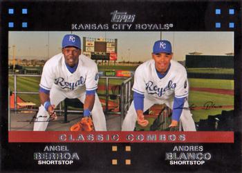 2007 Topps #659 Classic Combos (Angel Berroa / Andres Blanco) Front