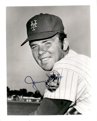 1971 New York Mets 4x5 Photos #NNO Jerry Grote Front