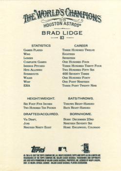 2007 Topps Allen & Ginter #83 Brad Lidge Back
