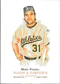 2007 Topps Allen & Ginter #195 Mike Piazza Front