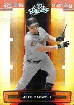 2005 Playoff Absolute Memorabilia - Spectrum Silver #5 Jeff Bagwell Front