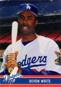 1999 Keebler Los Angeles Dodgers #13 Devon White Front