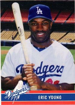 1999 Keebler Los Angeles Dodgers #20 Eric Young Front