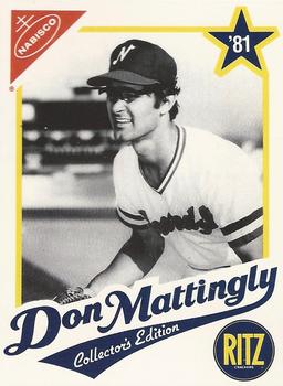 1989 Topps Nabisco Ritz Don Mattingly #'81 Don Mattingly Front