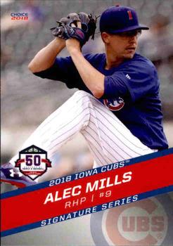 2018 Choice Iowa Cubs #20 Alec Mills Front