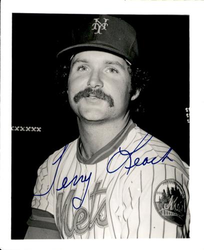 1981 New York Mets Photos 4x5 #NNO Terry Leach Front