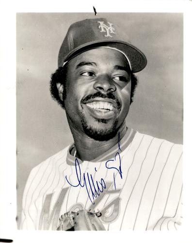 1981 New York Mets Photos 4x5 #NNO Ellis Valentine Front