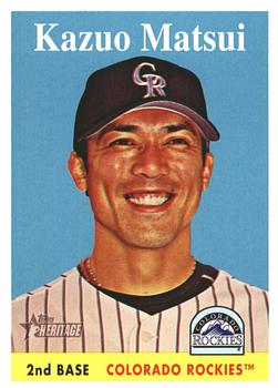 2007 Topps Heritage #84 Kazuo Matsui Front
