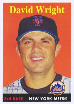 2007 Topps Heritage #92 David Wright Front
