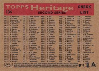 2007 Topps Heritage #134 Philadelphia Phillies Back