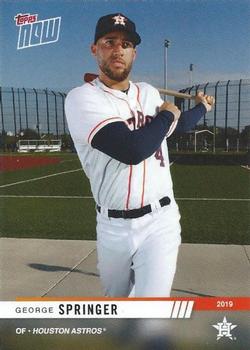 2019 Topps Now Road to Opening Day Houston Astros #OD-158 George Springer Front