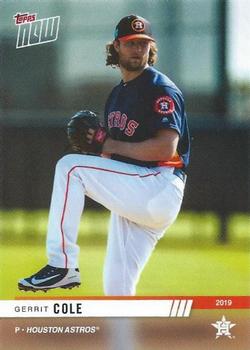 2019 Topps Now Road to Opening Day Houston Astros #OD-161 Gerrit Cole Front