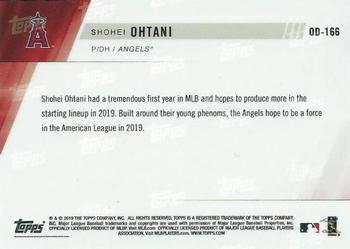 2019 Topps Now Road to Opening Day Los Angeles Angels #OD-166 Shohei Ohtani Back