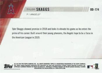 2019 Topps Now Road to Opening Day Los Angeles Angels #OD-174 Tyler Skaggs Back