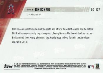 2019 Topps Now Road to Opening Day Los Angeles Angels #OD-177 Jose Briceno Back