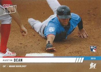2019 Topps Now Road to Opening Day Miami Marlins #OD-248 Austin Dean Front