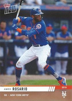 2019 Topps Now Road to Opening Day New York Mets #OD-262 Amed Rosario Front