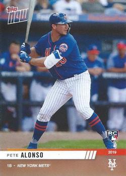 2019 Topps Now Road to Opening Day New York Mets #OD-PA Pete Alonso Front