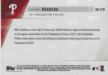 2019 Topps Now Road to Opening Day Philadelphia Phillies #OD-279 Odubel Herrera Back