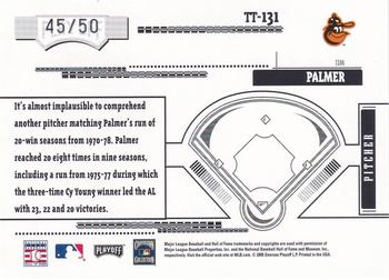 2005 Playoff Absolute Memorabilia - Tools of the Trade Reverse Spectrum Red #TT-131 Jim Palmer Back