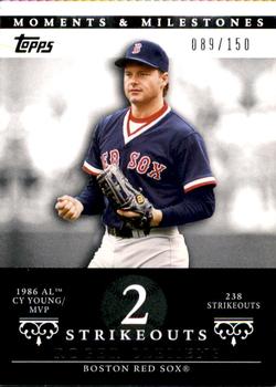 2007 Topps Moments & Milestones #18-2 Roger Clemens Front